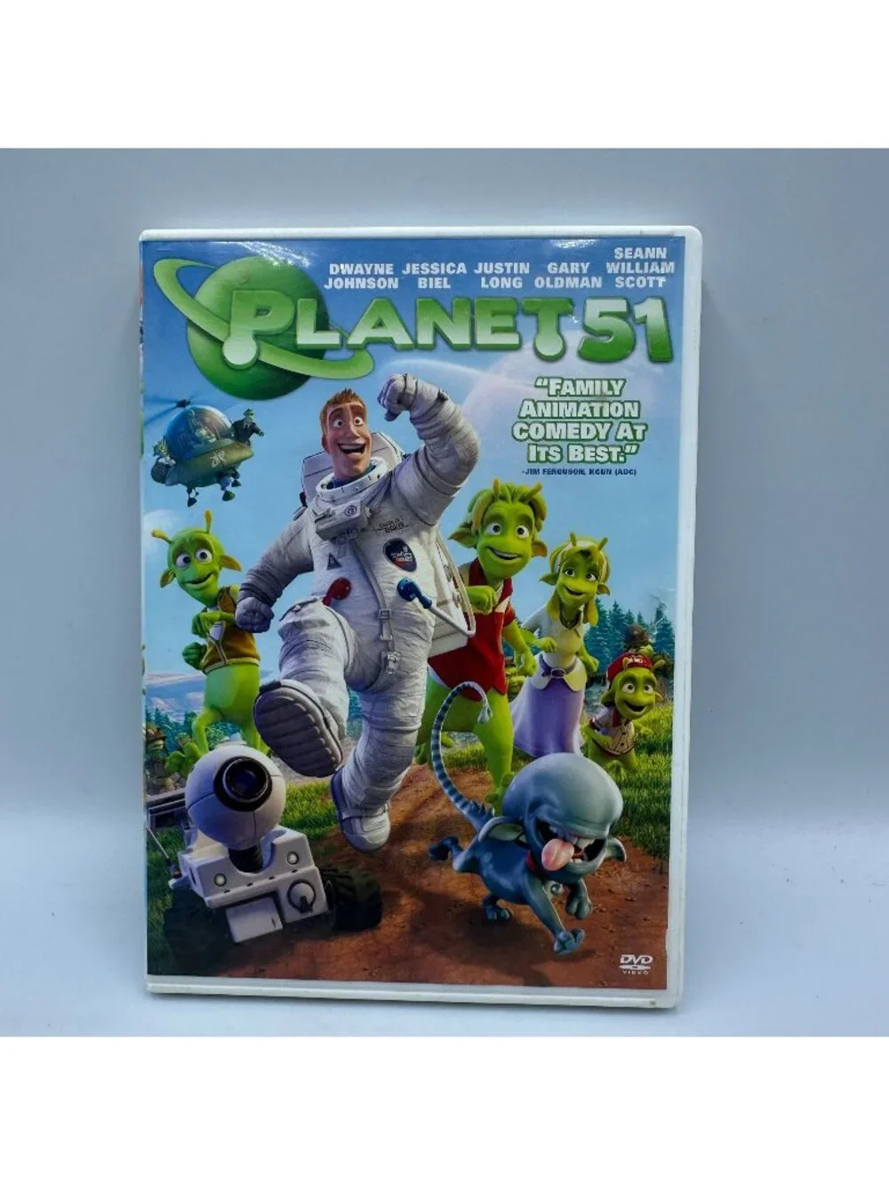 Planet 51 DVD 2009 Dwayne Johnson TriStar Animated Comedy PG Color 91 Min